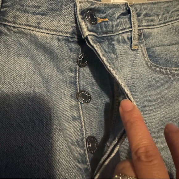 Everlane 90s Cheeky Jeans High Waisted Straight Leg Light Wash Minimalist New 30 - Picture 5 of 13